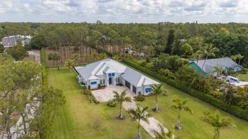 Aerial view of property