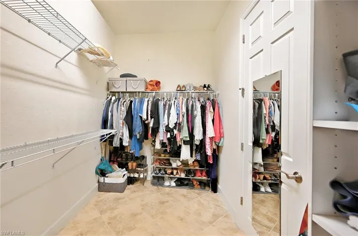Spacious Primary Closet