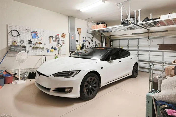 Garage extended 4ft and ceiling storage
