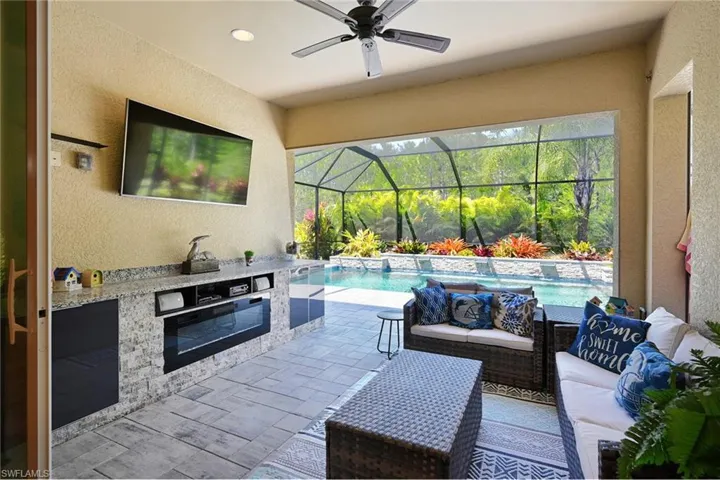 Fireplace with built-in storage