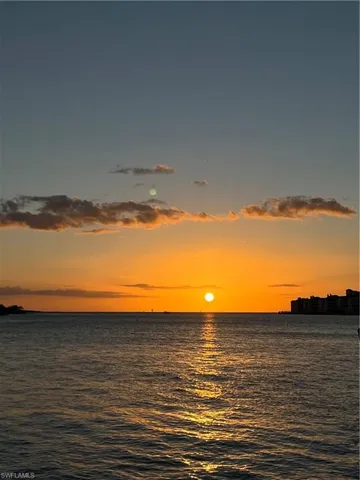 Looking right, at the sunset