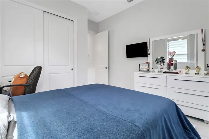 Bedroom with a closet