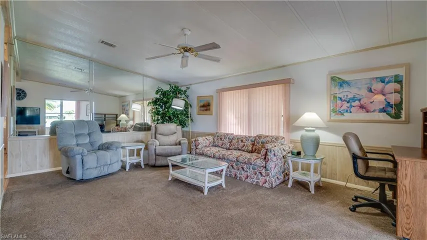 The possibilities are endless in this oversized living room.