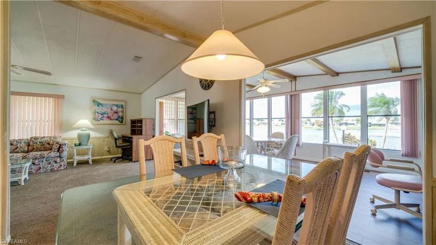 So much space. This 2 bedroom 2 bathroom home offers an extra large, lakefront bonus room.