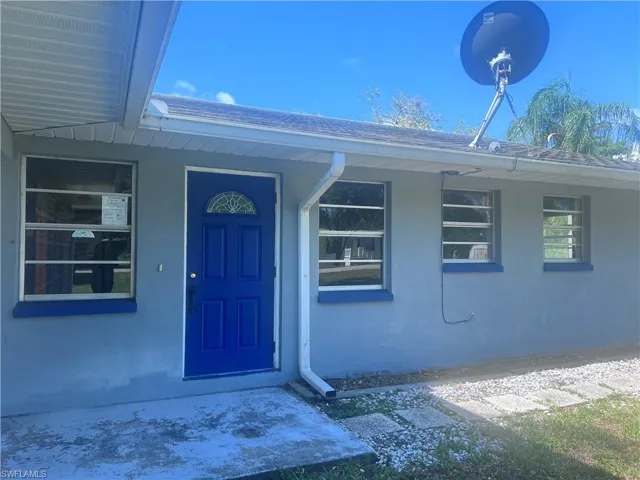 View of entrance to property