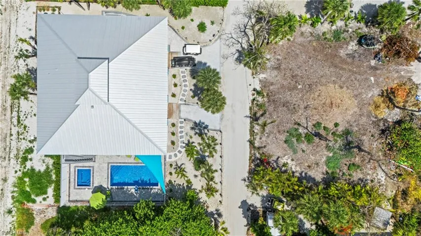 Aerial view of the property