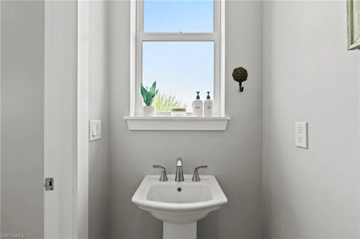 Half Bathroom with a sink