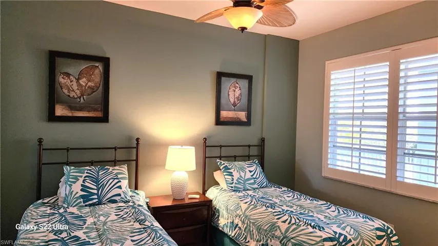 Guest Bedroom with Plantation Shutters!