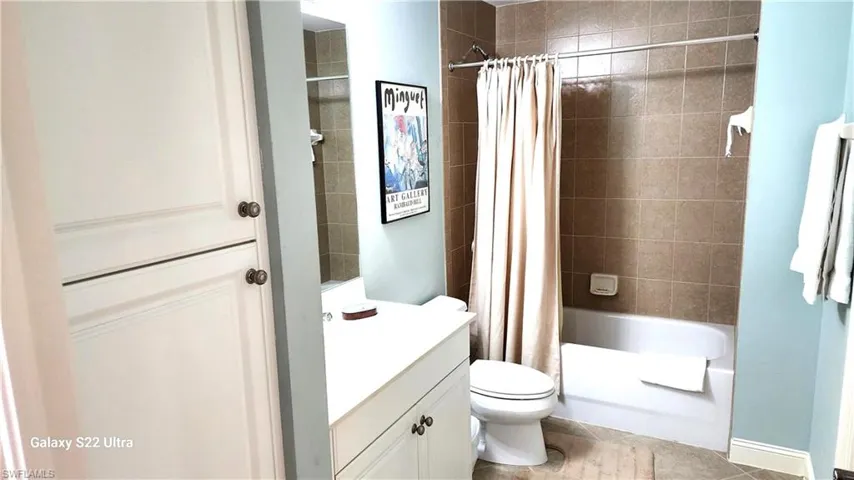 Guest Bath has access to the Guest Bedroom!