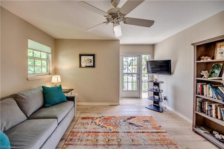 Guest room with door leading out to the southern raised deck.