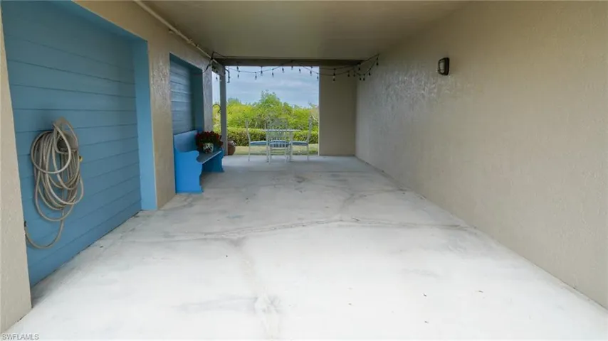 Tandem 2-car carport or carport and patio