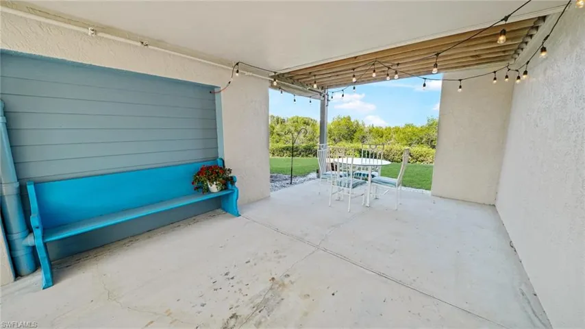 Tandem 2-car garage or garage and patio