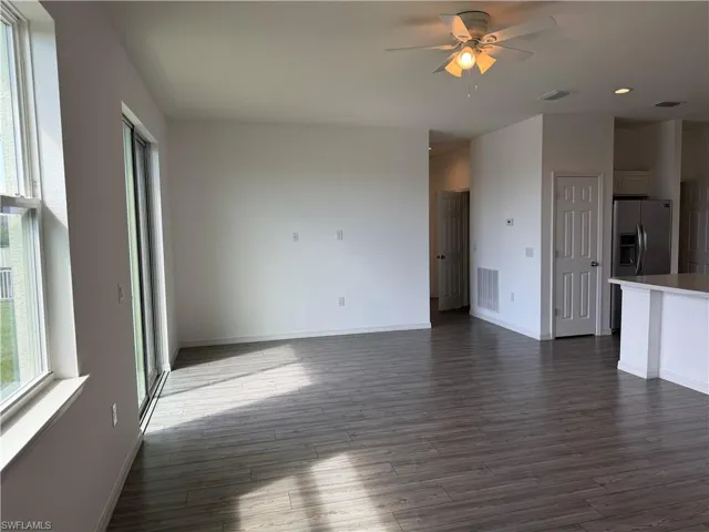 Kitchen and living room