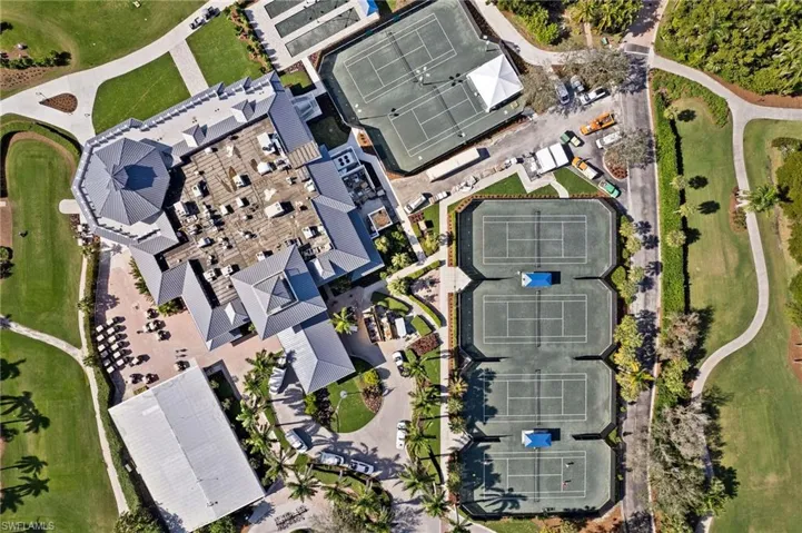 Aerial view of property's location