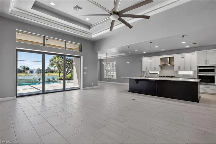 Sliding door lead to outdoor area