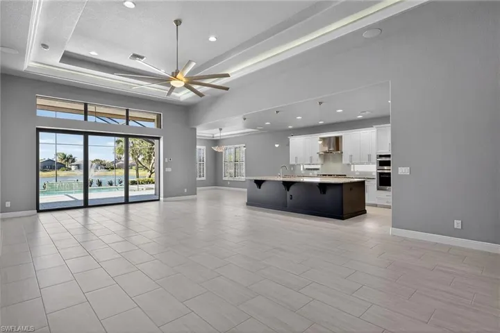 Open floor concept