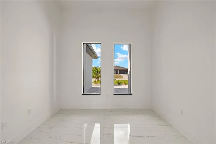 View of spare room