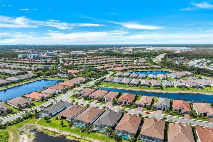 Aerial Esplanade at Hacienda Lakes