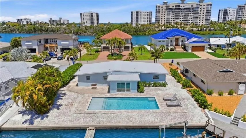 The property features room for a private swimming pool with an adjacent patio area for outdoor enjoyment - Virtually Edited Image RENDERING