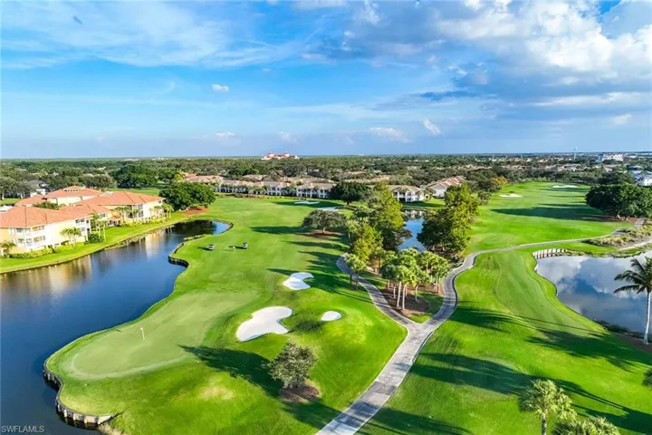 Aerial View of the Golf Course & Les Chateaux