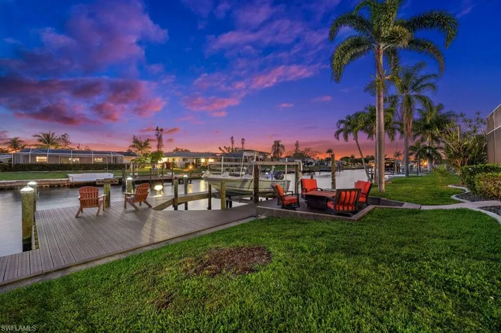 Evening Gulf Access Canal View