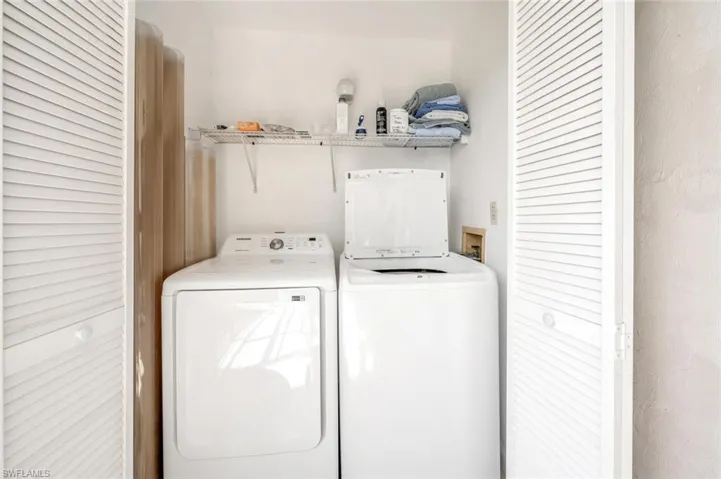 Laundry with washing machine and dryer-such a convenience.