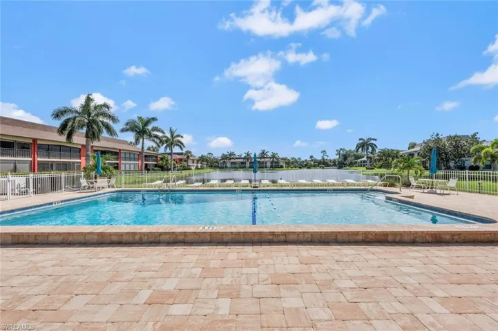View of pool--just a short walk from condo.