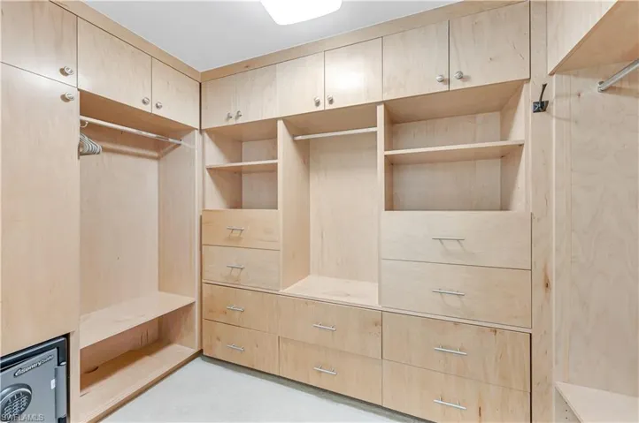 View of spacious walk-in closet for the Primary Bedroom