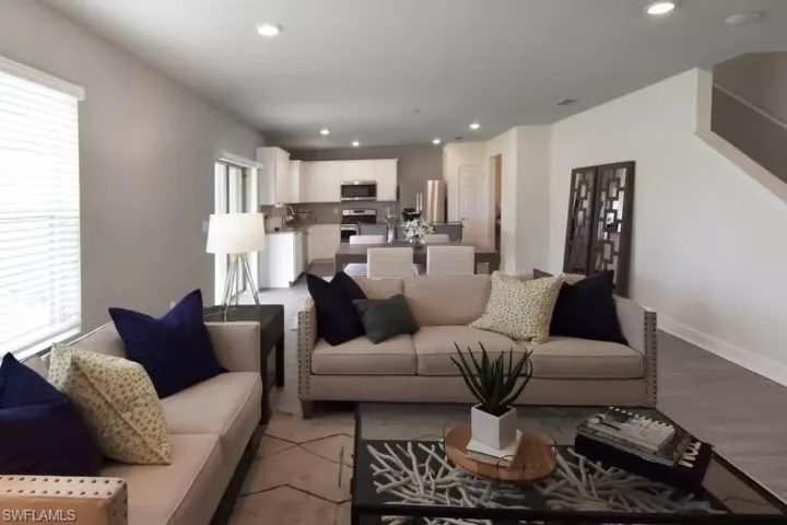 Photos are from a furnished model; actual design choices may vary