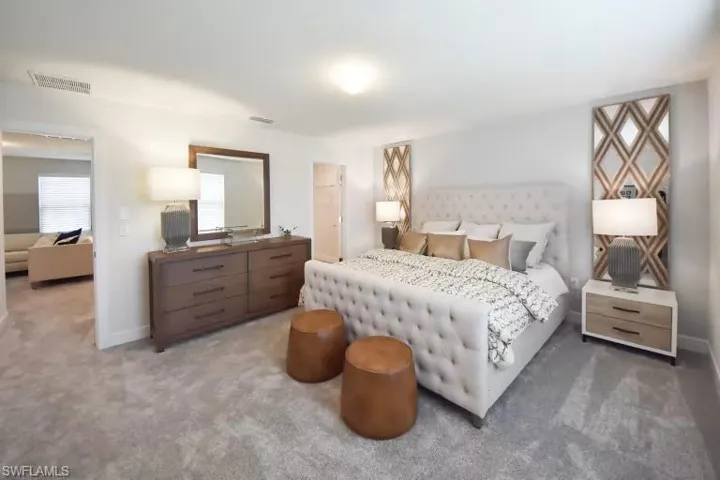 Photos are from a furnished model; actual design choices may vary
