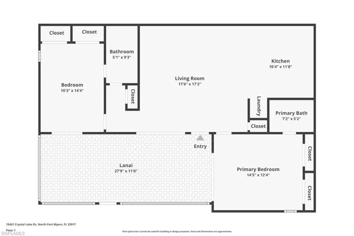15451 Crystal Lake Dr, North Fort Myers, Florida 33917