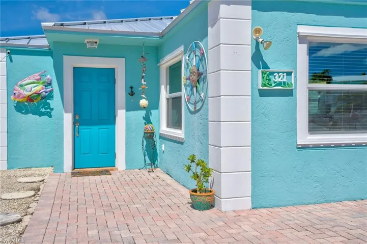View of exterior entry