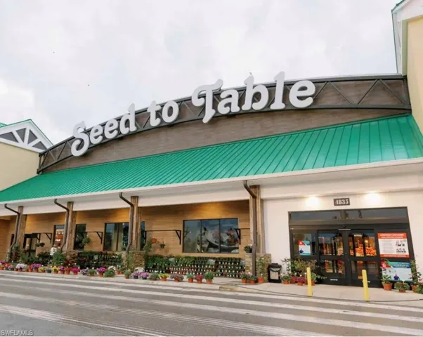 Across the street is the world famous Seed to Table