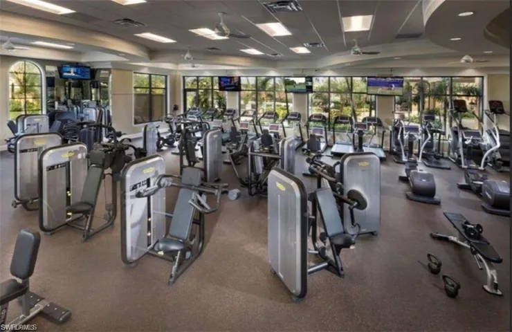 State of the art fitness center.