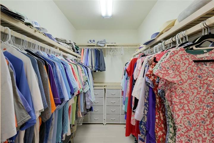 Master Walk In Closet. Also large double closet in master suite!