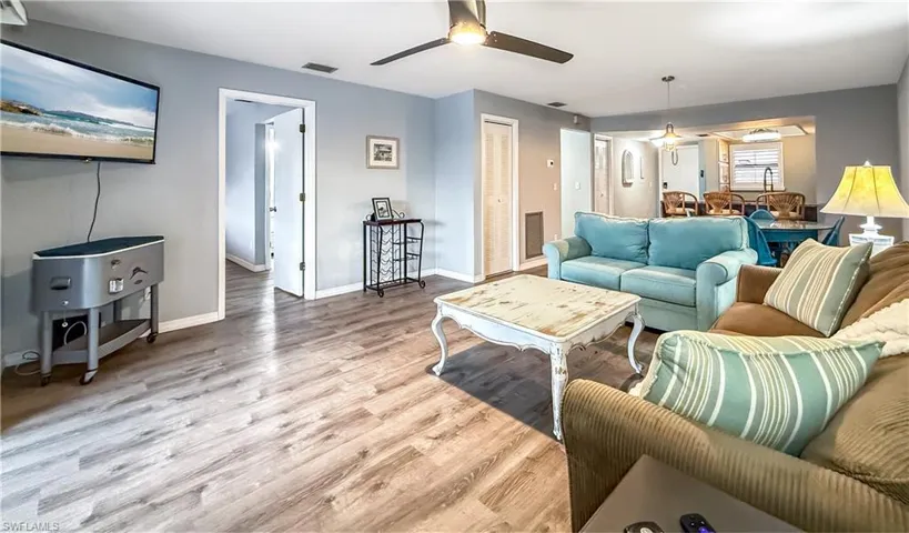 Spacious open floor plan.