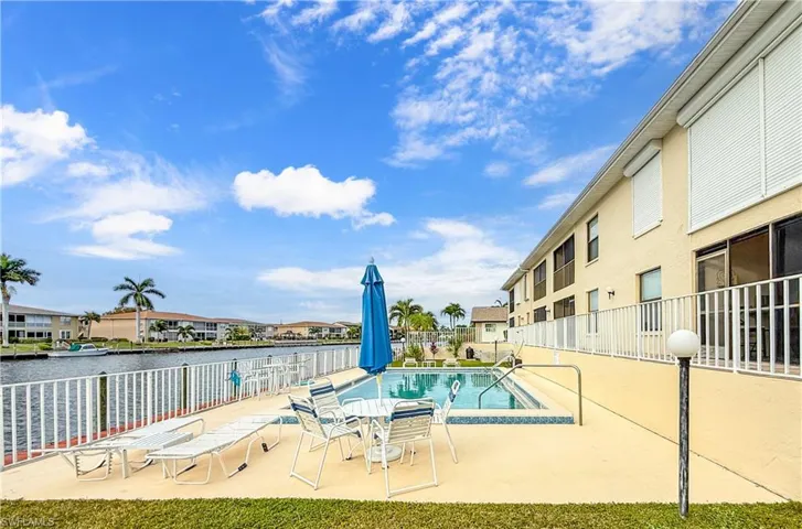 Relax poolside while enjoying the water side,