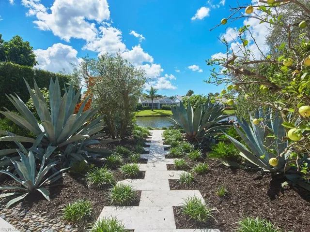 View of yard featuring a water view