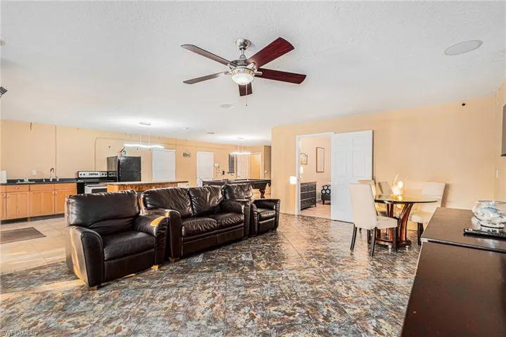 Family Room/Kitchenette on first floor