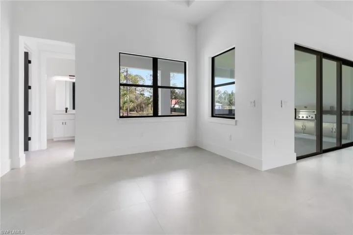 Spare room with a wealth of natural light