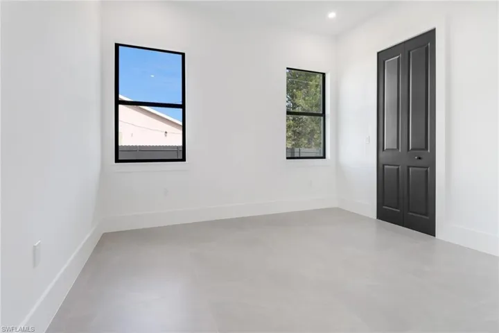 Spare room featuring plenty of natural light