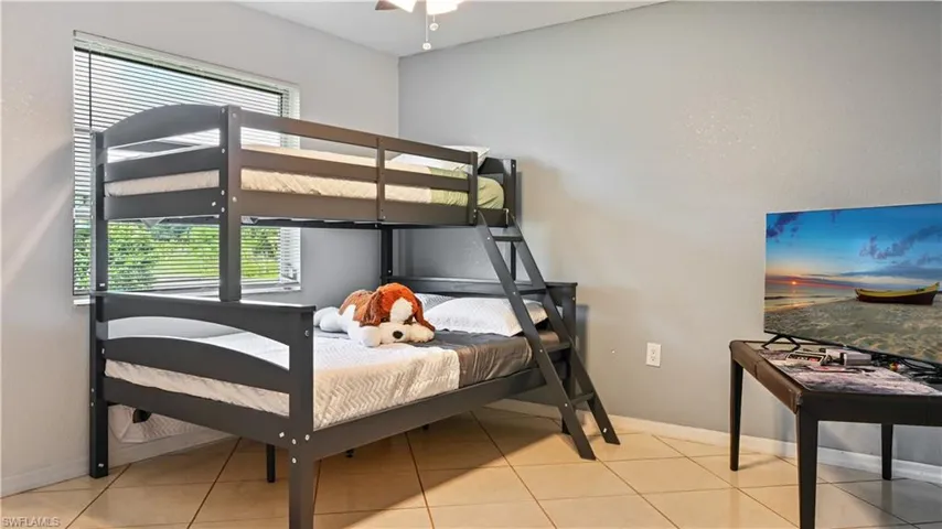 Guest room with furniture