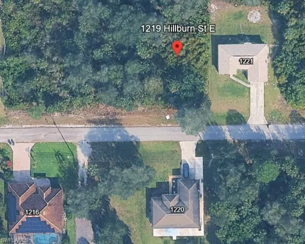 Aerial view of property's location
