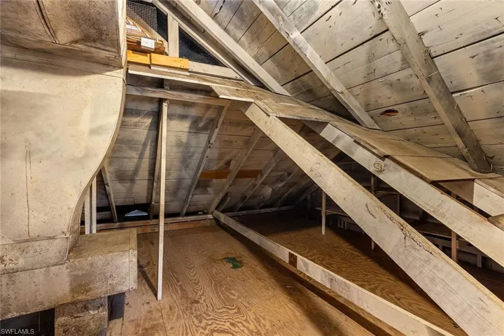 Large Attic Storage Space