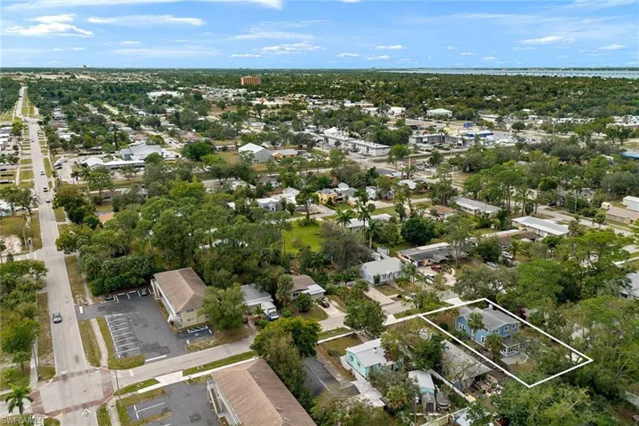 Aerial Rear Exterior - lot Line