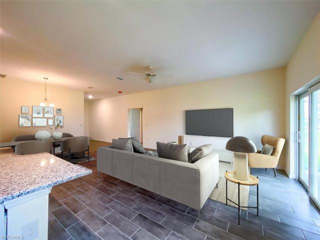 Concept rendering of living room