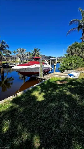 View looking down the canal