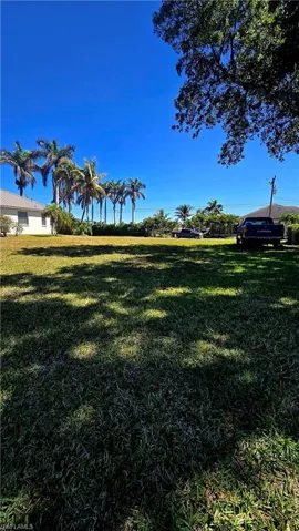 Clean level homesite ready to build.