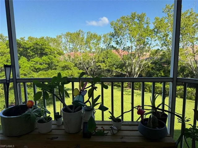 Balcony with a sunroom