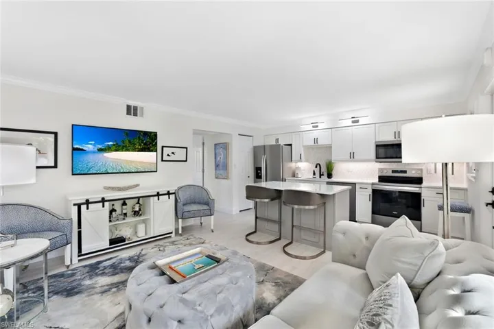 The kitchen is convenient to living/dining room. Entertain with ease!